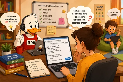 Como Ajudar Seu Filho a Decorar a Tabuada Sem Trauma e Sem Estresse