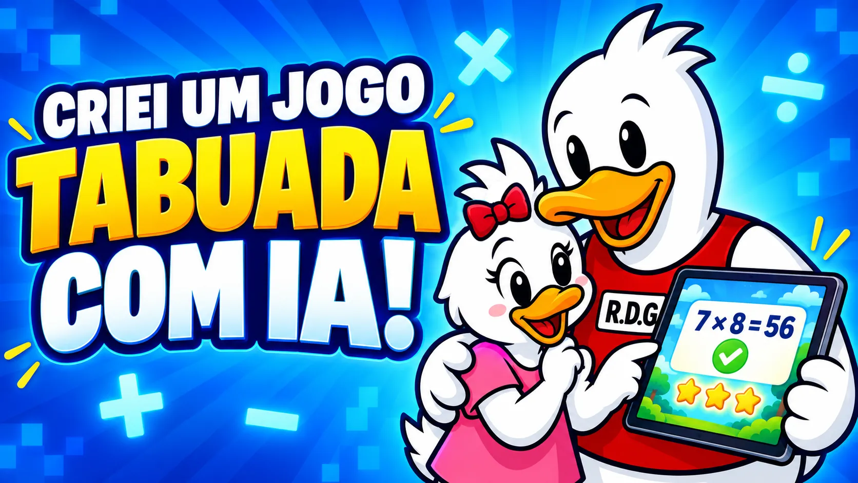 Criei um jogo tabuada com IA Como um jogo por IA ajuda a estudar tabuada