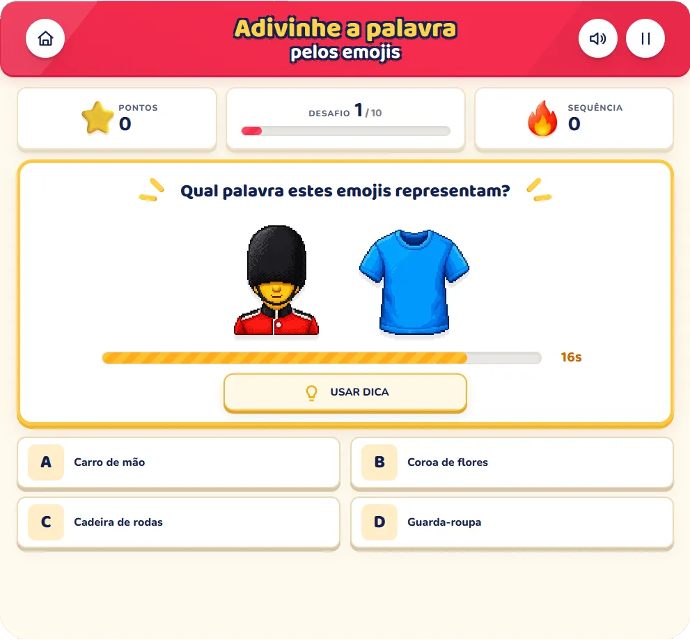 Adivinhe a palavra pelos emojis Desktop