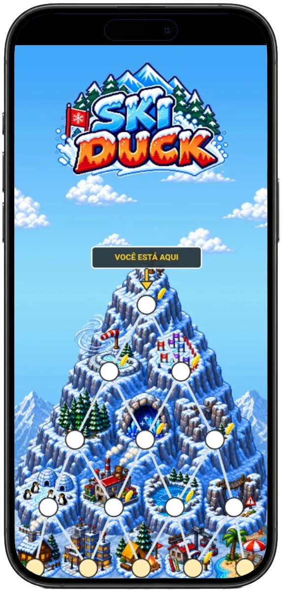 Ski Duck Map Screen