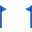 Slalom bandeira