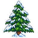 Pinheiro de neve